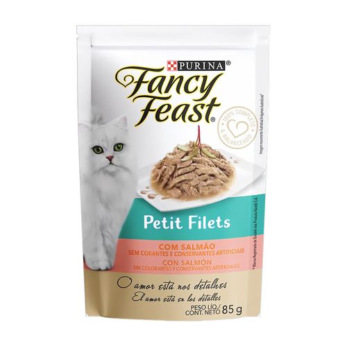 Fancy Feast Pouche Petit Filets Salmón 85 gr