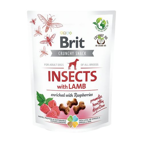 Brit Crunchy Snack Insect & Lamb 200 gr