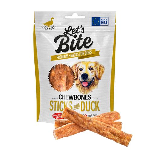 Let’s Bite Chewbones Sticks with Duck. 120 gr