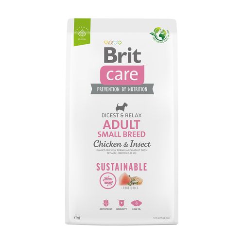 Brit Care Dog Sustainable Adult Small Breed Chicken & Insect 7 kg