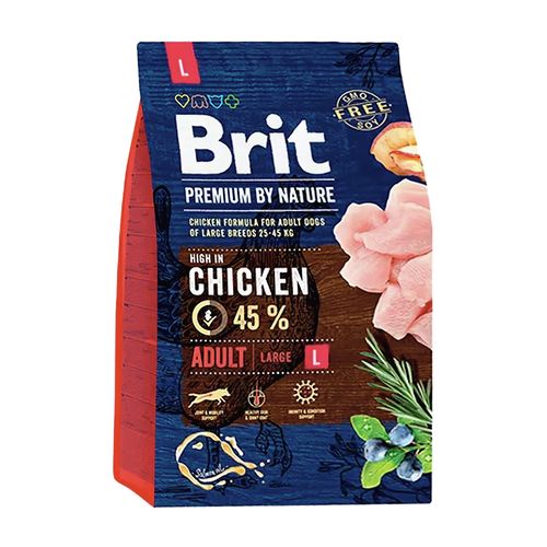 Brit Premium By Nature Adult Large Chicken 3 kg