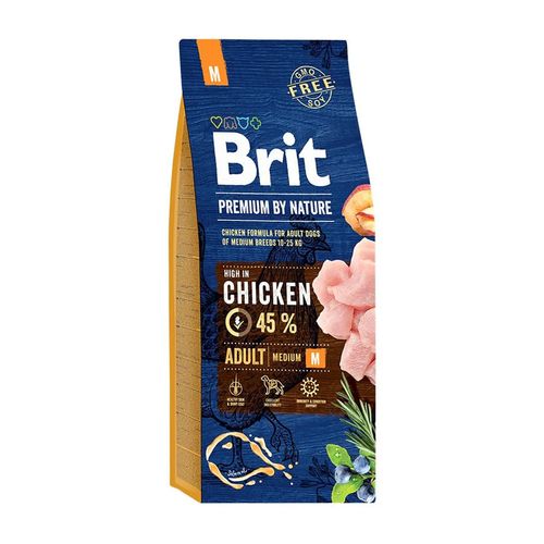Brit Premium By Nature Adult Medium Chicken 15 kg