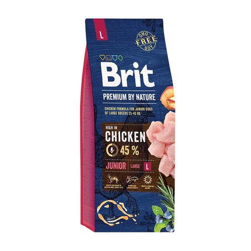 Brit Premium By Nature Junior Large Chicken 15 kg