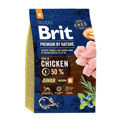 Brit Premium By Nature Junior Medium Chicken 3 kg