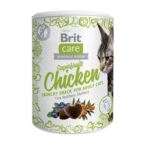 Brit Care Cat Snack Superfruits Chicken 100 gr