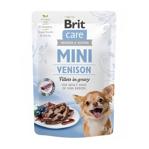 Brit Care Mini Venison Fillets In Gravy 85 gr