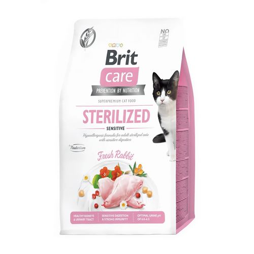 Brit Care Cat Sterilized Sensitive Rabbit 2 kg