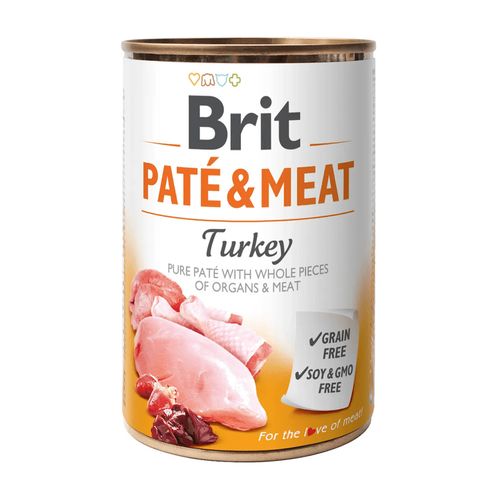 Brit Pate & Meat Turkey 400 gr