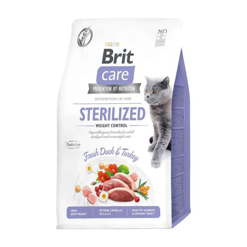 Brit Care Cat Sterilized Weight Control Duck 7 kg