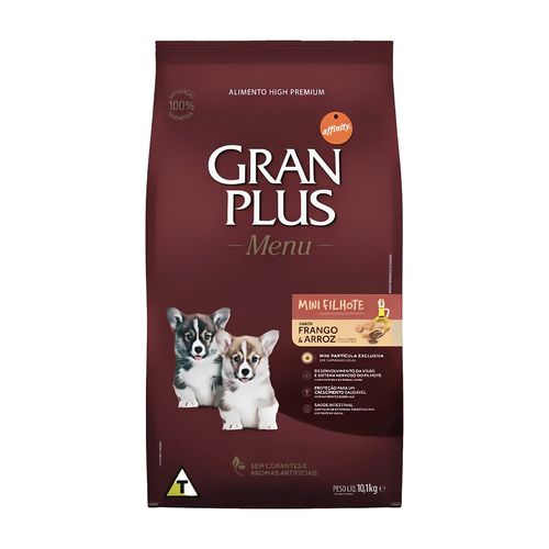 Gran Plus Cachorro Raza Mini y Pequeña Pollo y Arroz 10 kg