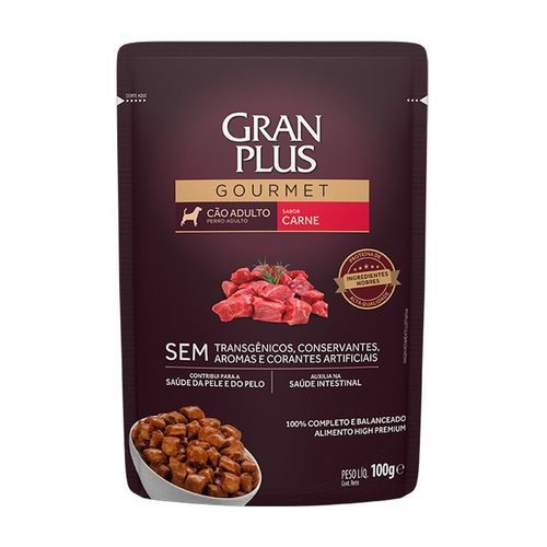 Gran Plus Gourmet Adulto Sabor Carne 100 gr