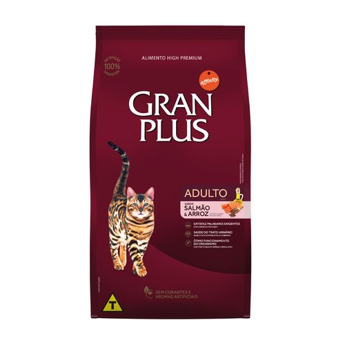 Gran Plus Gato Adulto Salmón y Arroz 10 kg