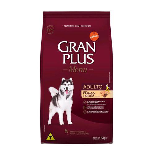 Gran Plus Adulto Raza Mediana y Grande Pollo y Arroz 15 kg