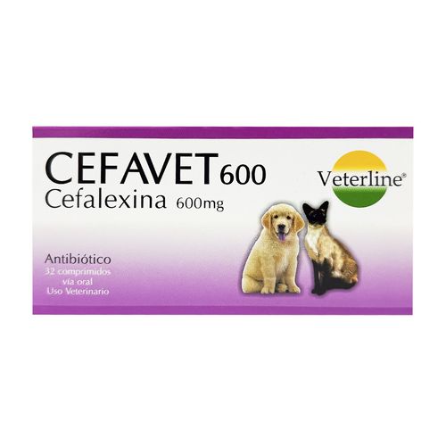 Cefavet 600 mg Caja X32 Tabletas