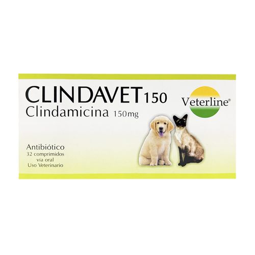 Clindavet 150 mg Caja X32 Tabletas