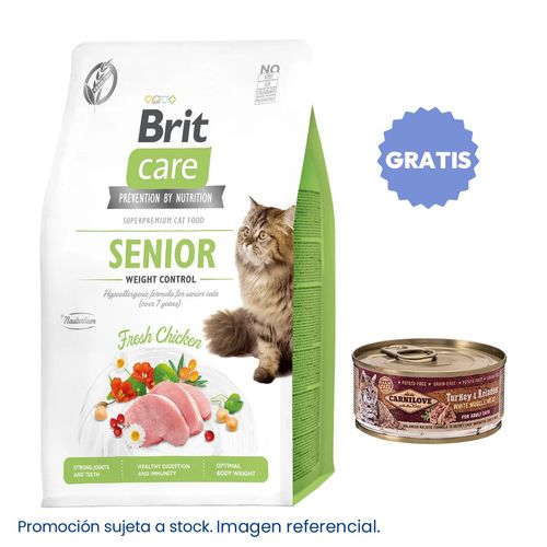 Brit Care Cat Senior Weight Control Chicken 2 kg