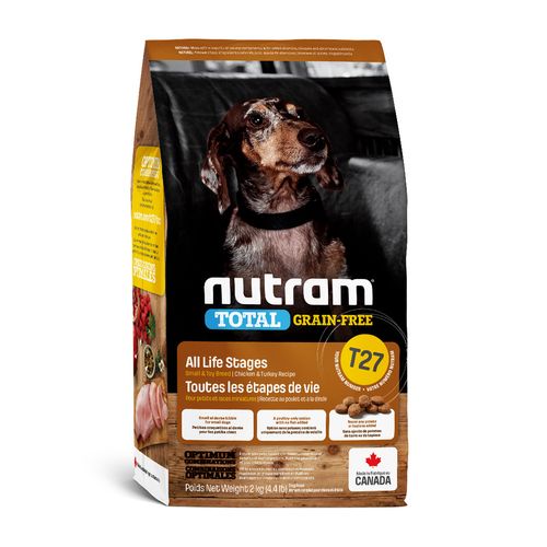 Nutram T27 All Life Stages Small & Toy Breed Chicken & Turkey 2 kg