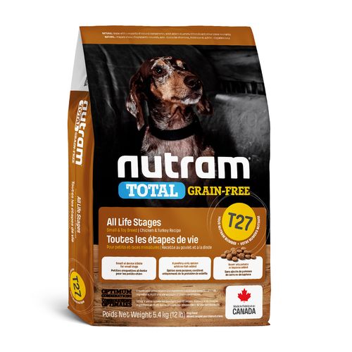 Nutram T27 All Life Stages Small & Toy Breed Chicken & Turkey 5.4 kg