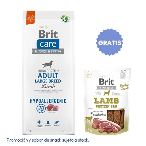Brit Care Dog Hypoallergenic Adult Large Breed Lamb 12 kg