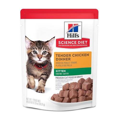 Hill's Science Diet Gato Kitten Tender Chicken Dinner 79.37 gr