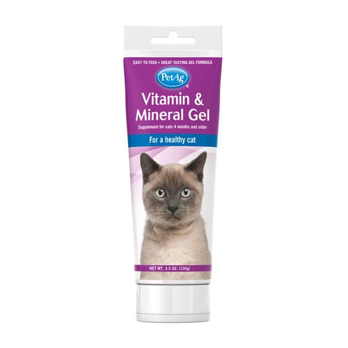 Pet Ag Vitamin & Mineral Gel Para Gatos 100 gr