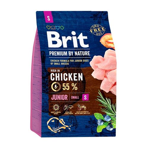 Brit Premium By Nature Junior Small Chicken 3 kg