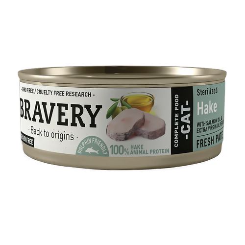 Bravery Hake Sterilized Cat Wet Food 70 gr