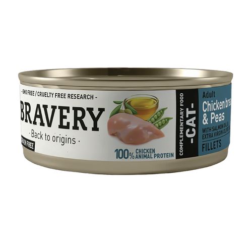 Bravery Gato Adulto Chicken & Peas (Pollo & Arvejas) 70 gr