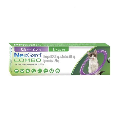 Nexgard Combo Cat (hasta 2.5 kg) 0.3 ml