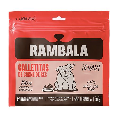 Rambala Galletitas De Carne De Res 90 gr