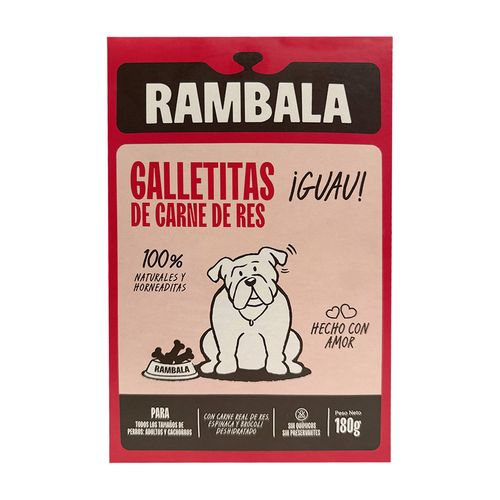 Rambala Galletitas De Carne De Res 180 gr