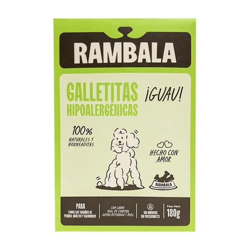 Rambala Galletitas Hipoalergénicas 180 gr