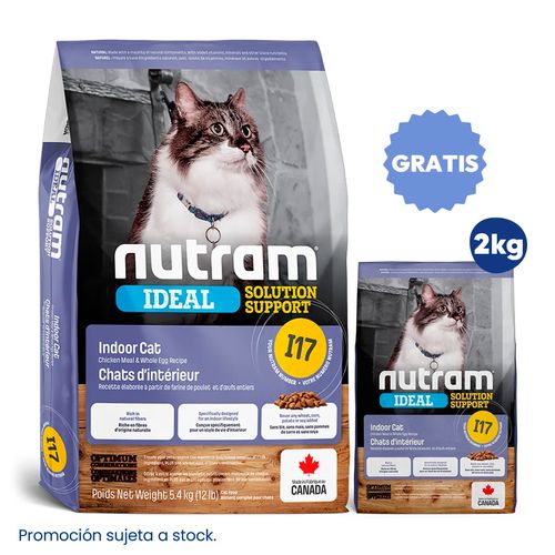 Nutram I17 Indoor Cat 5.4 kg