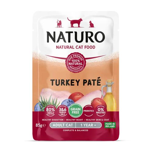 Naturo Paté De Pavo Para Gato Adulto 85 gr