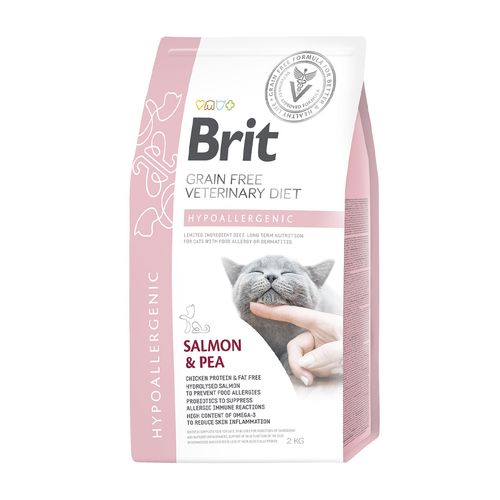 Brit Veterinary Diets Cat Grain Free Hypoallergenic 2 kg