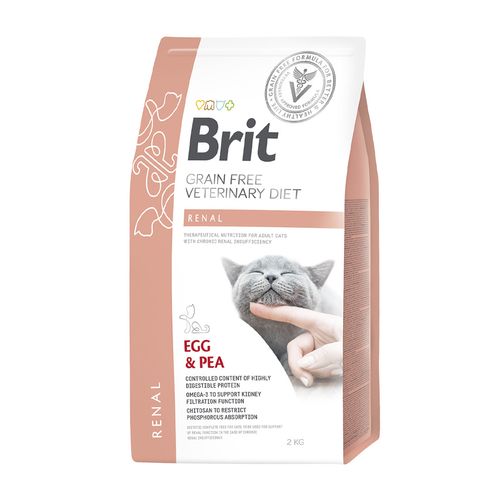 Brit Veterinary Diets Cat Grain Free Renal 2 kg