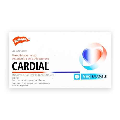 Holliday Cardial 5 mg X30 Tabletas