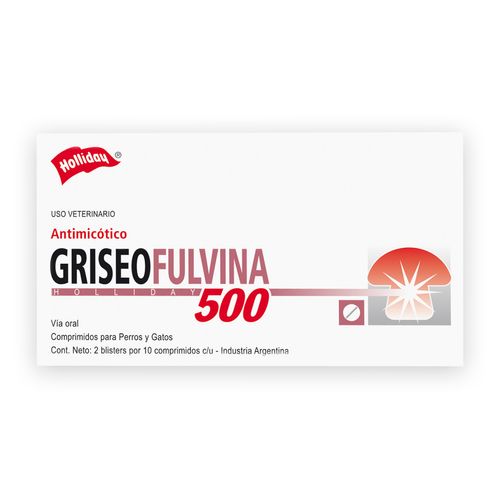 Griseofulvina 500 gr X20 Tabletas