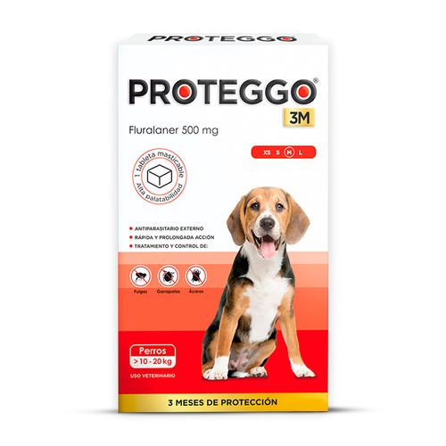 Proteggo 3M (10 kg - 20 kg) 500 mg X1 Tableta