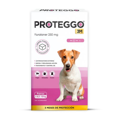 Proteggo 3M (4.5 kg - 10 kg) 250 mg X1 Tableta