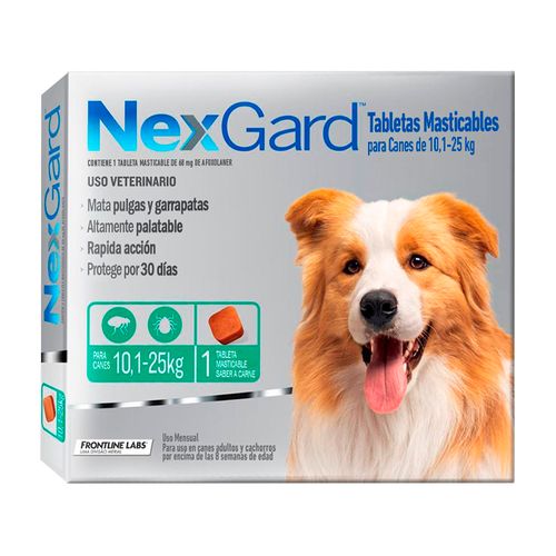 Nexgard 10.1 - 25 kg (68 mg) X1 Tableta