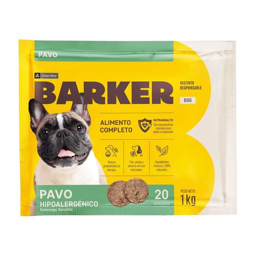 Barker Pavo 1 kg (20 Hamburguesas)