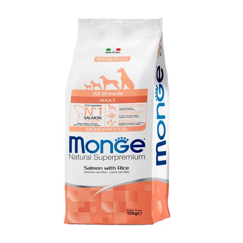 Monge Adult Salmón y Arroz 12 kg