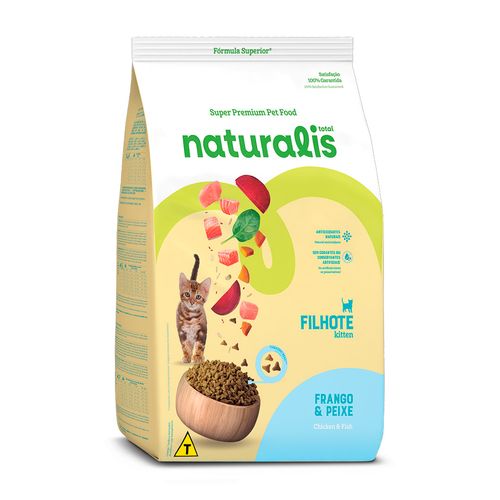 Comida Para Gatito Naturalis Pollo y Pescado 1,5 kg