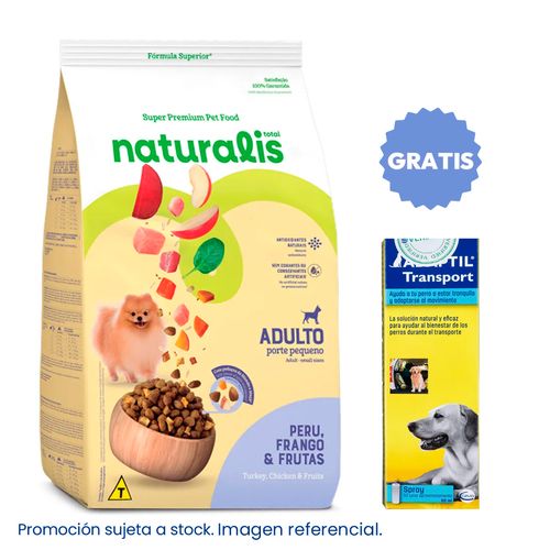 Comida Para Perro Naturalis Adulto Raza Pequeña Pollo, Pavo y Frutas 15 kg