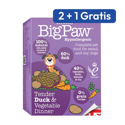 Little Big Paw Comida Para Perros (Pato y Verduras) 150 gr