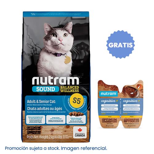 Nutram S5 Adult & Senior Cat 2 kg