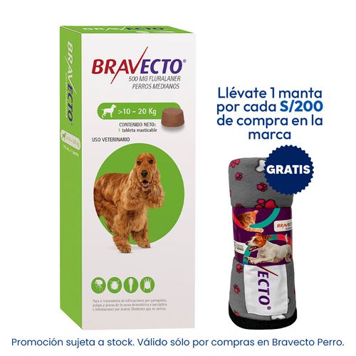 Bravecto 10 - 20 kg (500 mg)