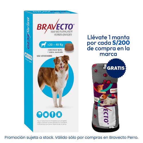 Bravecto 20 - 40 kg (1000 mg)