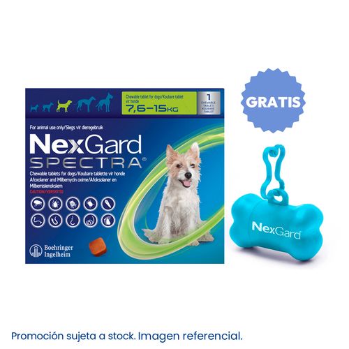 Nexgard Spectra 7.6 - 15 kg X3 Tabletas